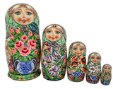 Green Russian Dolls BuyRussianGifts Store