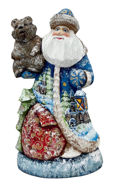Russian Grandfather Frost with a Bear BuyRussianGifts Store