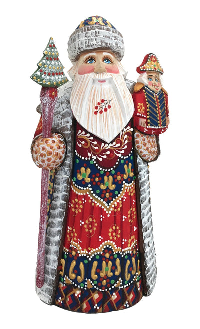 Russian Father Frost Nutcracker Red BuyRussianGifts Store