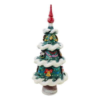 Christmas Tree Matryoshka Set in Blue BuyRussianGifts Store