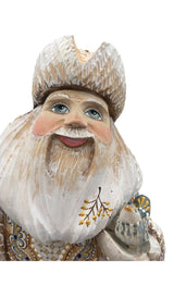 Russian Father Frost White Blue Coat BuyRussianGifts Store