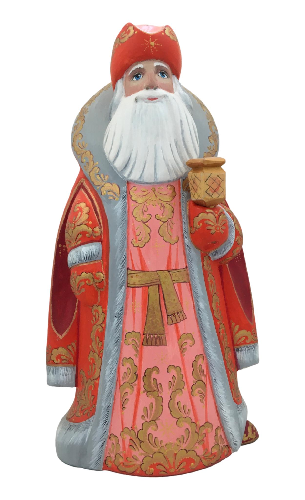 Traditional Russian Santa Handcrafted. Old Fashioned Father Frost