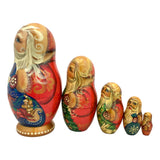 Carved Snowman Nesting Dolls Set BuyRussianGifts Store