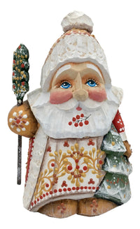 Small Santa wooden figurine 
