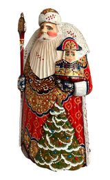 Large Wooden Father Frost Nutcracker Christmas Tree BuyRussianGifts Store