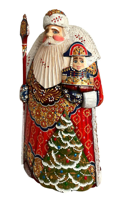 Large Wooden Father Frost Nutcracker Christmas Tree BuyRussianGifts Store