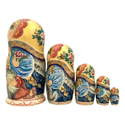 Cat matryoshka Russian dolls BuyRussianGifts Store