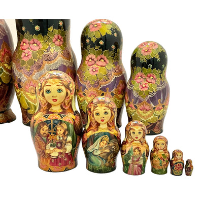 10 Piece Nesting Dolls Russian Fairytale Storyteller for Kids BuyRussianGifts Store