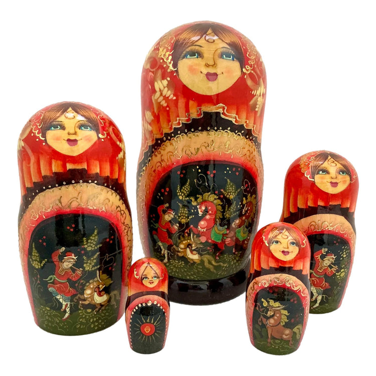 Russian dolls fairytale 