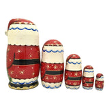 Santa wooden matryoshka dolls 