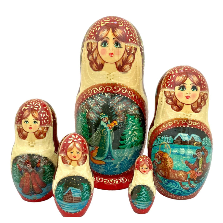 Matryoshka Fairytale Dolls Morozko BuyRussianGifts Store