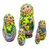 Traditional Nesting Dolls Zhostovo Style BuyRussianGifts Store