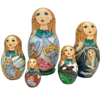 Fairytale nesting dolls