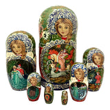 Green nesting dolls

