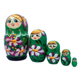 Small Nesting Dolls Green BuyRussianGifts Store