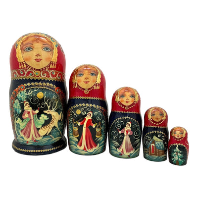 Russian Matryoshka Silver Hoof Fairytale BuyRussianGifts Store