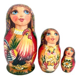 Traditional Red Black Russian Nesting Dolls BuyRussianGifts Store