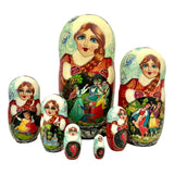 Nesting Dolls Large Matryoshka 7 Pieces Set Fairytale Snegurochka BuyRussianGifts Store