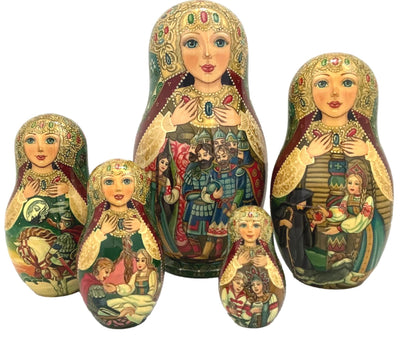 Snow White Nesting Dolls BuyRussianGifts Store
