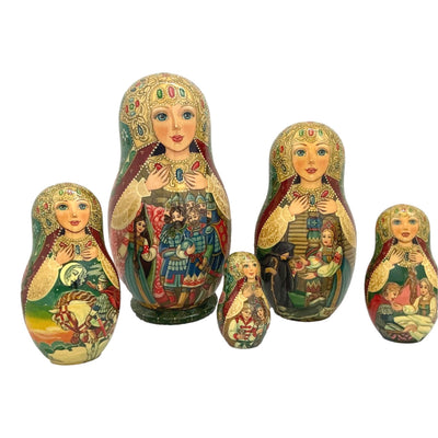 Snow white Nesting Dolls BuyRussianGifts Store