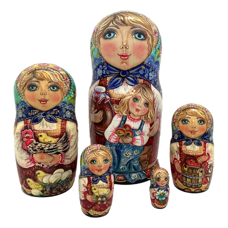 Russian girls Nesting Dolls BuyRussianGifts Store