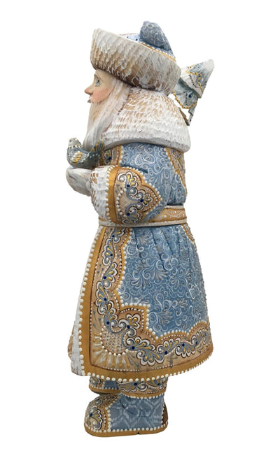 Russian Father Frost White Blue Coat BuyRussianGifts Store