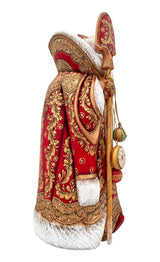 Tall Unique Santa Red Wood Burn BuyRussianGifts Store