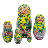 Traditional Nesting Dolls Zhostovo Style BuyRussianGifts Store