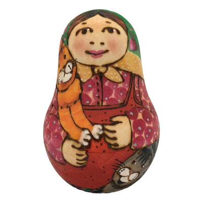 Russian doll with cats