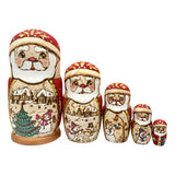 Santa Christmas Nesting Dolls BuyRussianGifts Store