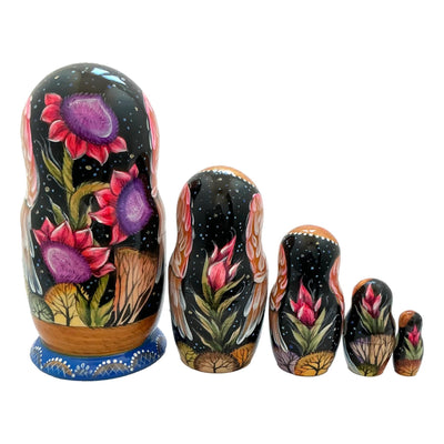 Russian Nesting Dolls Storyteller set of 5 BuyRussianGifts Store