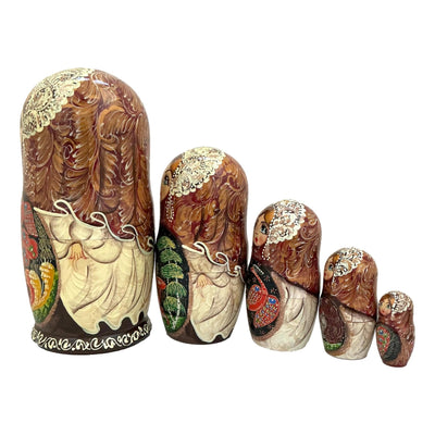Russian Matryoshka Dolls Firebird 5 Pieces BuyRussianGifts Store