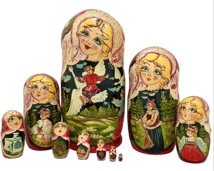 Russian storyteller matryoshka 