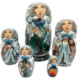 One of the Kind Russian Fairy Tale Matryoshka set of 5 BuyRussianGifts Store