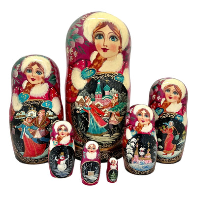 Russian winter nesting doll
