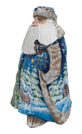 Large Santa Claus with Owl 12” Tall BuyRussianGifts Store
