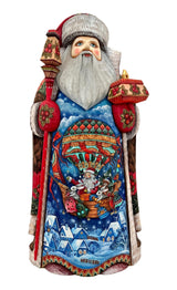 Wooden Santa Snow Queen Fairytale BuyRussianGifts Store