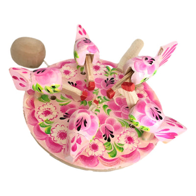 Russian Children Handcrafted Toy Pink BuyRussianGifts Store