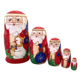 Santa Russian dolls