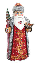 Wooden Santa with Bird BuyRussianGifts Store