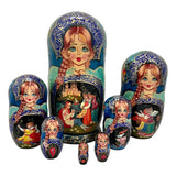 Russian Fairytale Nesting Dolls Large Set BuyRussianGifts Store