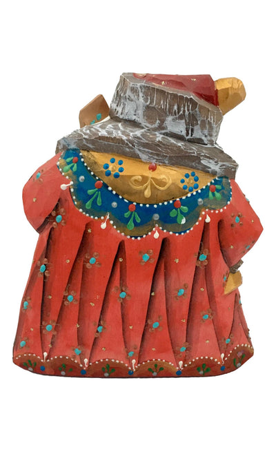 Russian wooden Santa 