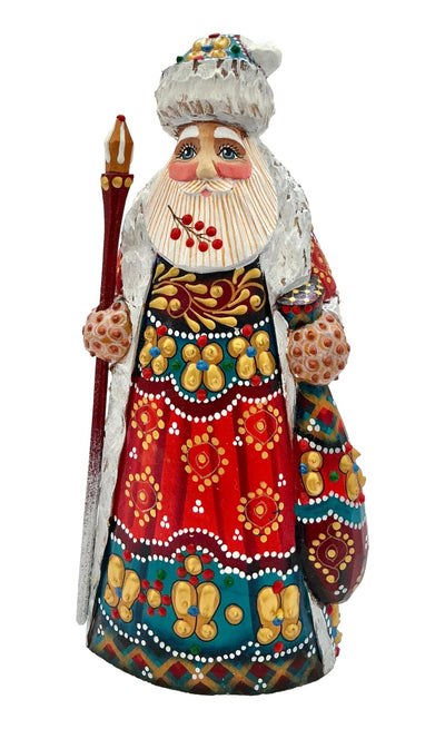 Traditional Russian Wooden Santa BuyRussianGifts Store