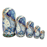 Nesting Dolls Blue Firebird BuyRussianGifts Store