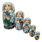 One of the Kind Russian Fairy Tale Matryoshka set of 5 BuyRussianGifts Store