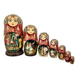 Traditional Nesting Dolls For Kids Fairytale Firebird BuyRussianGifts Store