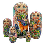 Forrest animals Russian Nesting Dolls BuyRussianGifts Store