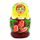 Traditional Red and Yellow Nesting Doll