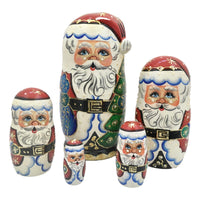 Christmas matryoshka doll Santa 