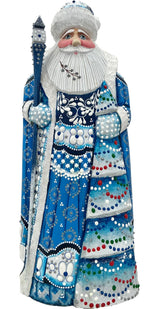 Tall Father Frost blue Coat Xmas Tree BuyRussianGifts Store